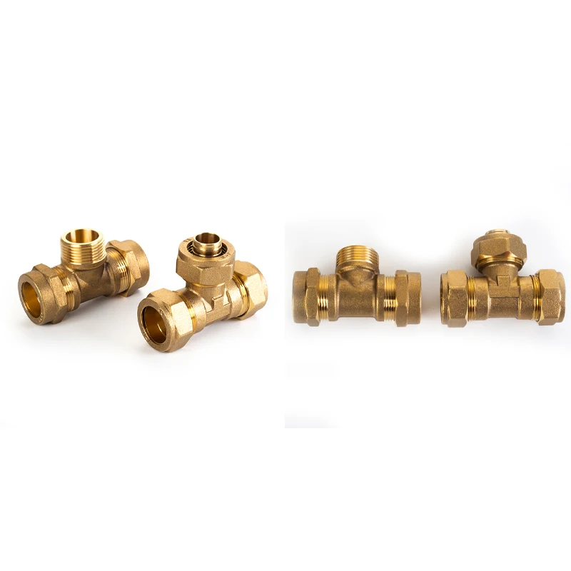 Custom Logo Copper Tubes Golden Slim Joint Piping Material Tube Joints For Water Gas Pipe