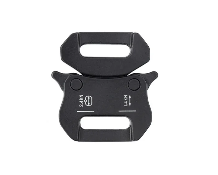 16mm metal release buckle special zinc alloy solid buckle strong outdoor small tactical strong pull buckle laser logo