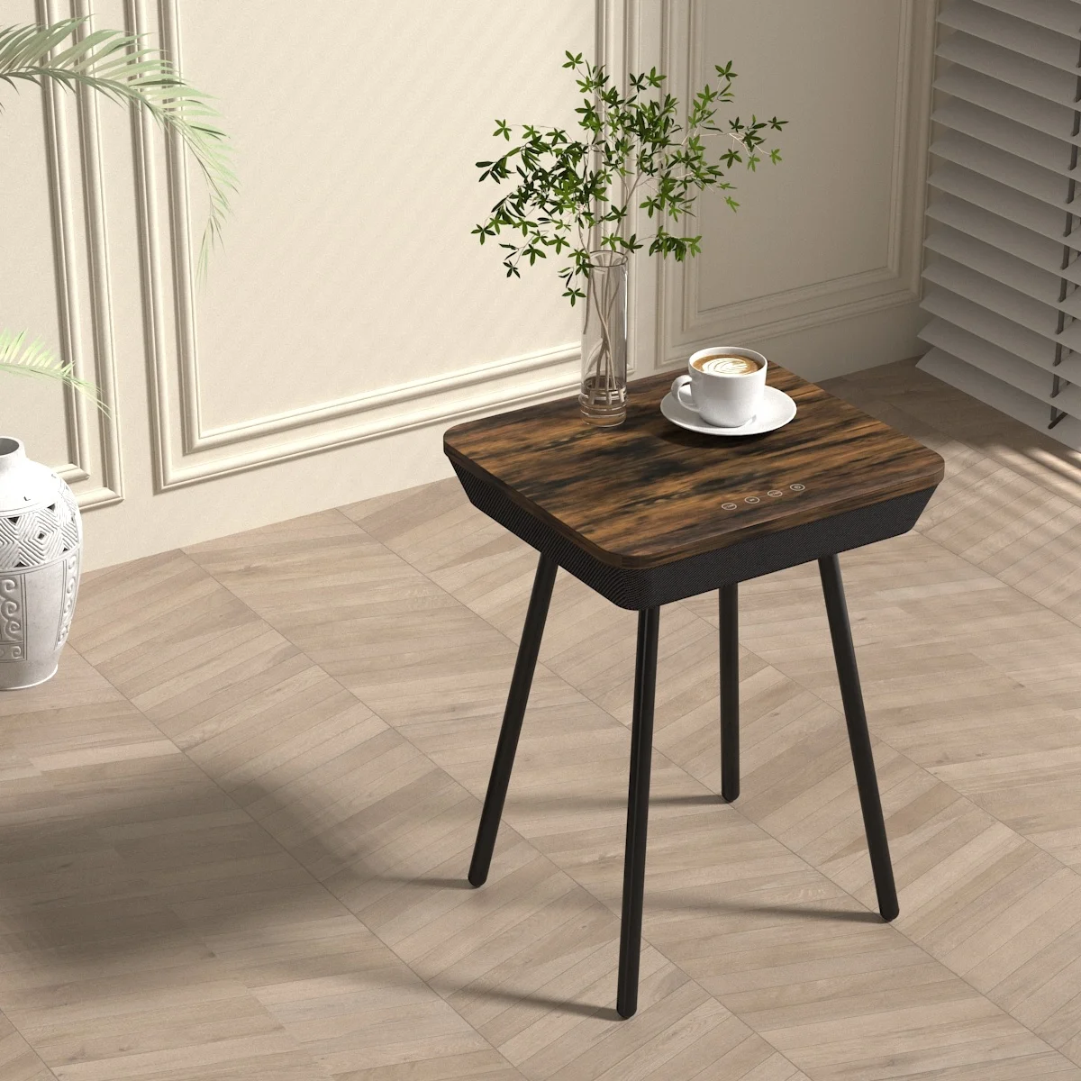 Новый дизайн 2022, домашний кофейный столик Smart Side с динамиком для гостиной