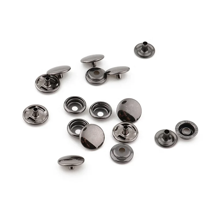 
Wholesale hot sale fashion garment accessories high quality metal button snap 