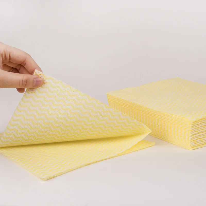 50pcs 36*40cm Non-Woven Eco-Friendly Cleaning Cloths Cellulose Material Daily Kitchen Use Dish Washing Household Applications
