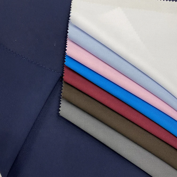 Fashionable Soft Plain 65% Polyester 35% Cotton Poplin Fabric Blend Fabric Polyester Cotton White Nurse Uniform Fabric