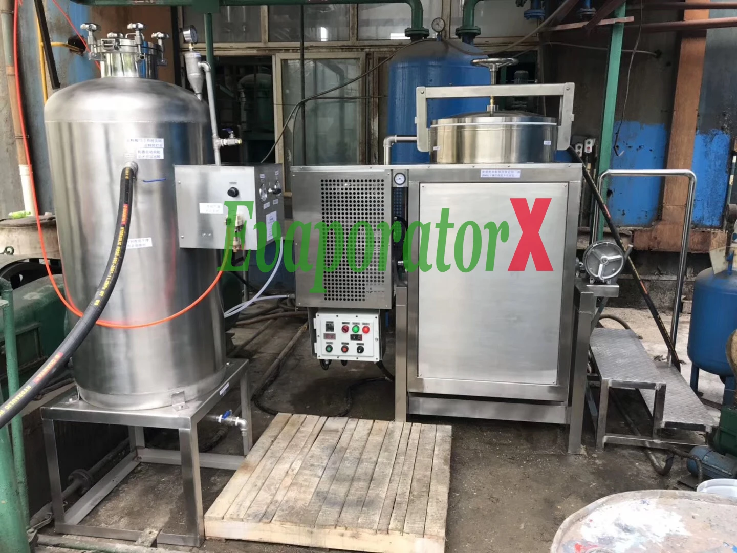 factory supply various output capacity commonly used ss304/316 solvent recycling machine