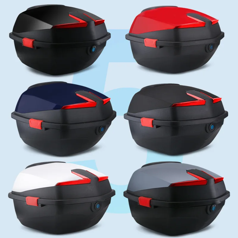 Electric battery car trunk universal thick large storage box motorcycle tail box
