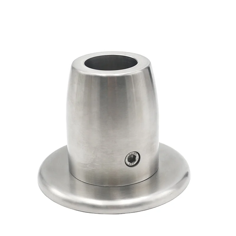 Bus/subway stainless steel base flange base plate handrail fitting