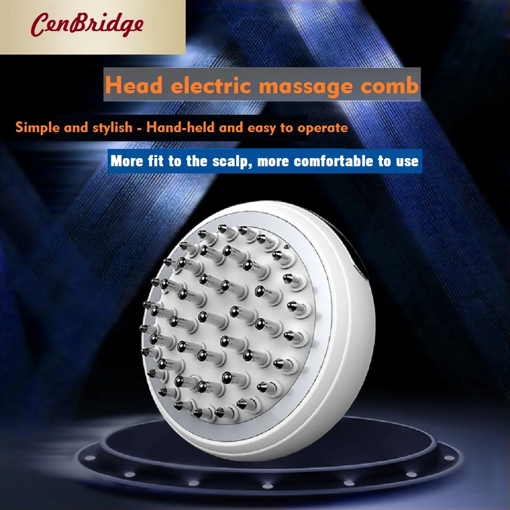 
2019 new arrival household portable Infrared vibration custom ionic hair brush 