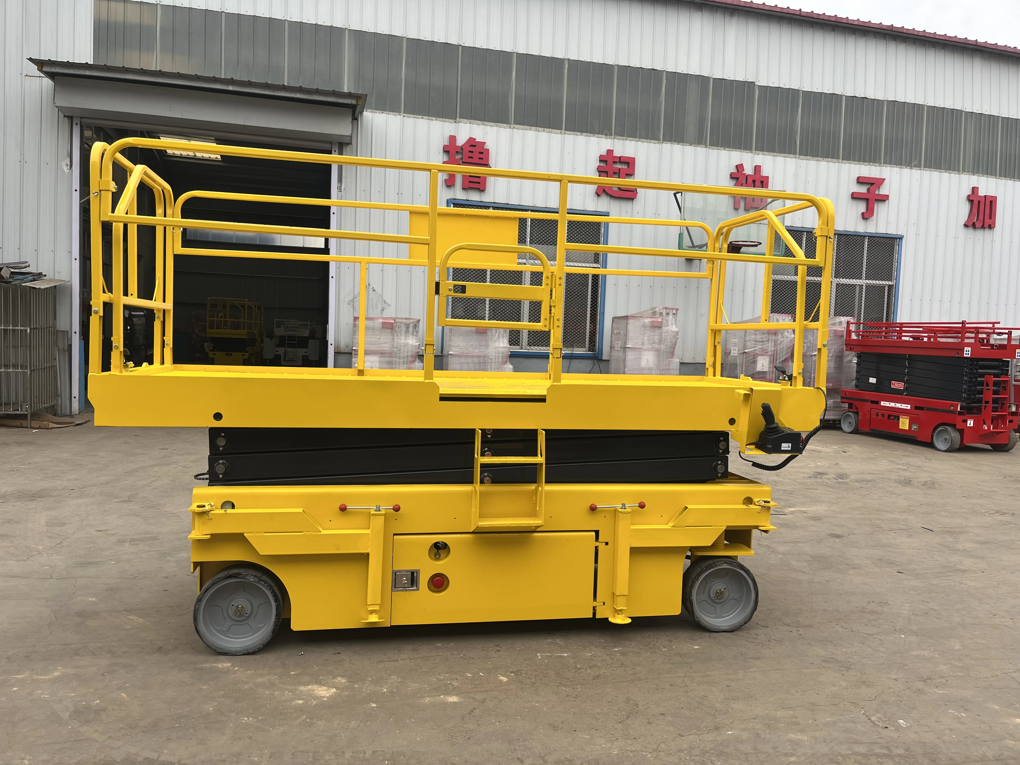 Tonlita Hydraulic Scissor Lift 10m 12m  350kg Scissor Forklift Table Aerial Work Platform  cheap Lifter