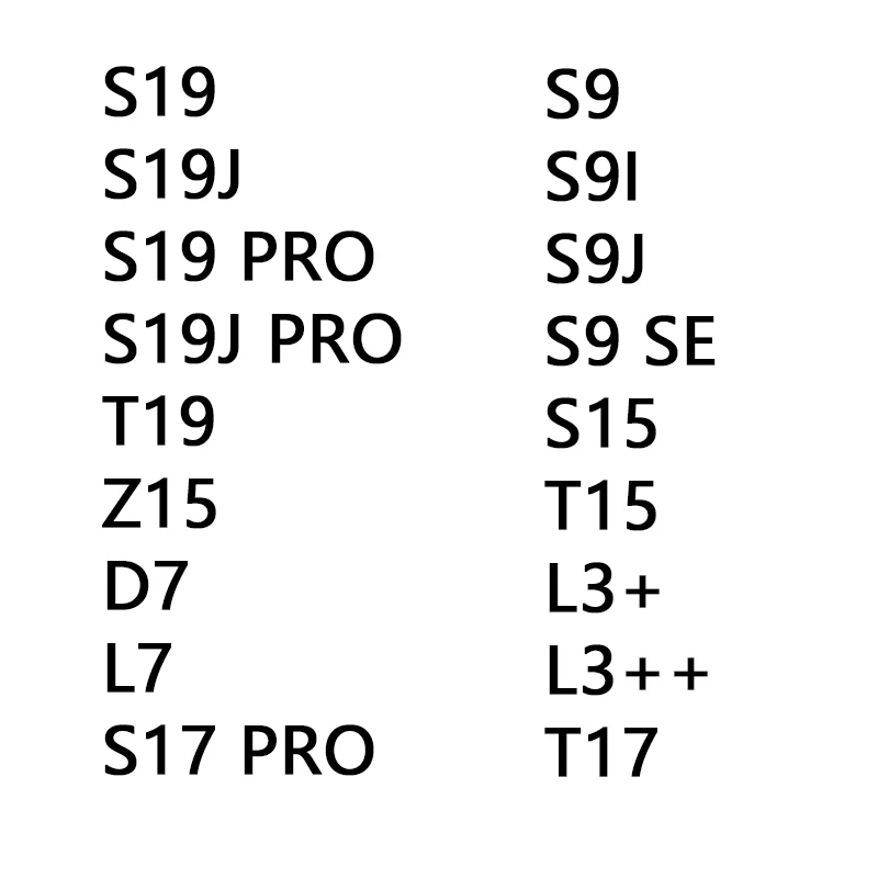 S19 95T  3250W S19 95T PRO