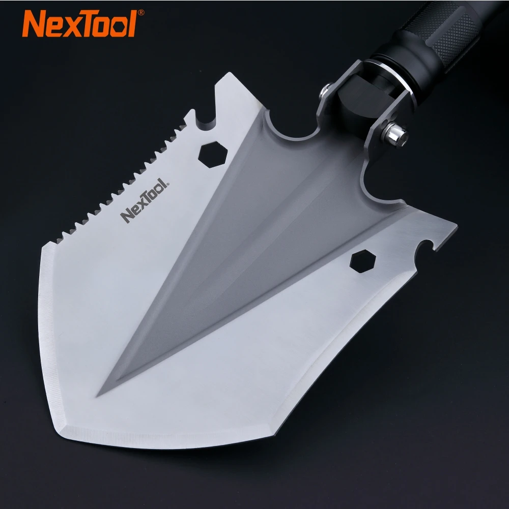 
Nextool Frigate 14-in-1 Camping Shovel Screwdriver Whistle Compass Hammer Multifunctional Emergency Survival Tools Kit 