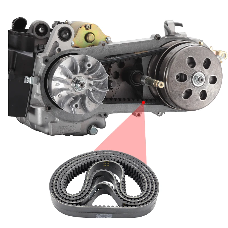 Hot Selling Super High Quality Standard V-belt 723 17.5 30 Motorcycle Transmission V-belt Rubber Bando Rubber Belt