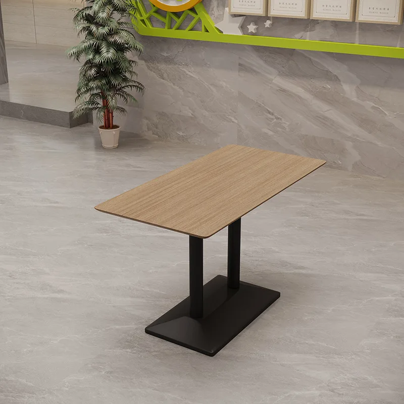 Nordic simple fast food coffee pizza shop canteen restaurant dining chair and table furniture