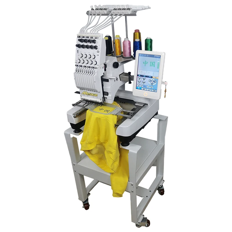 Factory sale directly 12/15 needles single head sewing computerized embroidery machine prices for sale