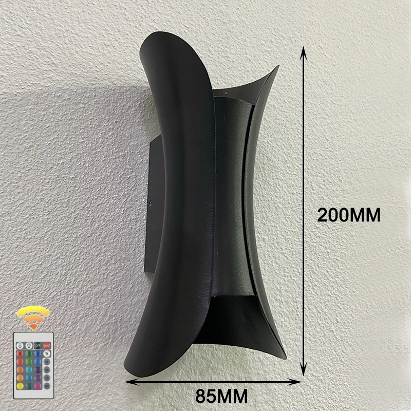 Outdoor waterproof LED wall lamp villa corridor courtyard exterior wall small waist bedroom up and down lighting fixtures