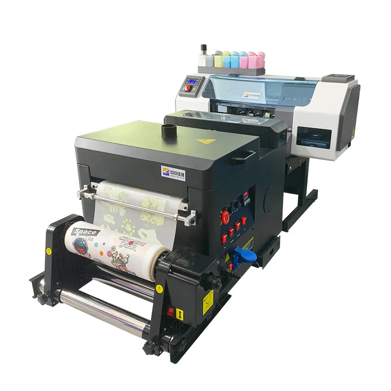 2024 Wholesale DTF Printer 60cm 4 Head DTF T-Shirt Printer Digital Dtf Printer I3200 With Powder Shaker