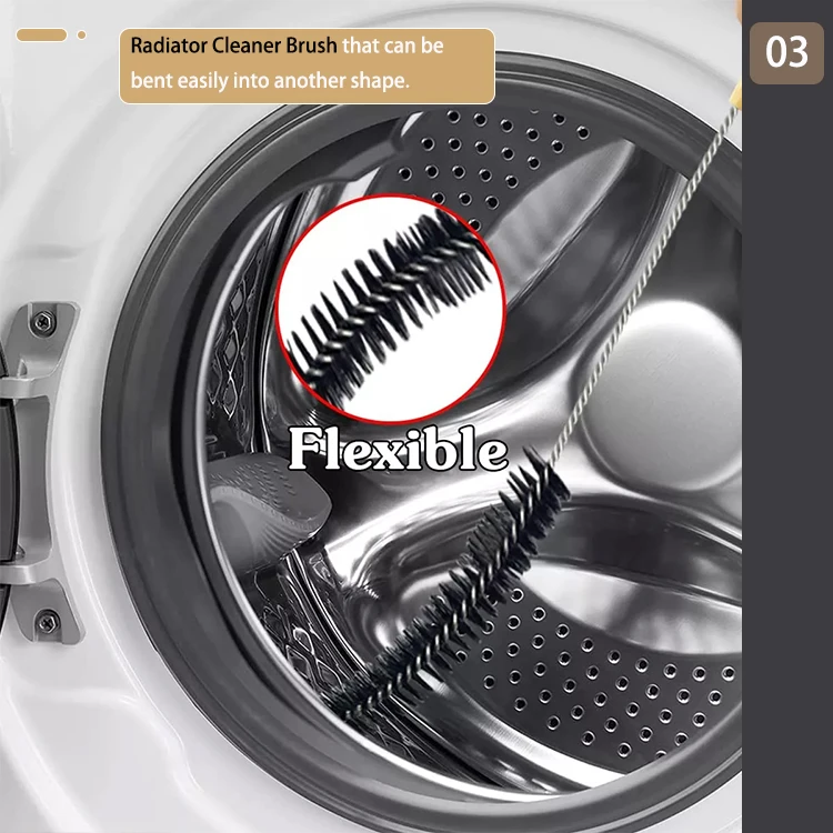 Nylon Twisted Wire Test Tube Baby Bottle long water refrigerator cleaning Brush