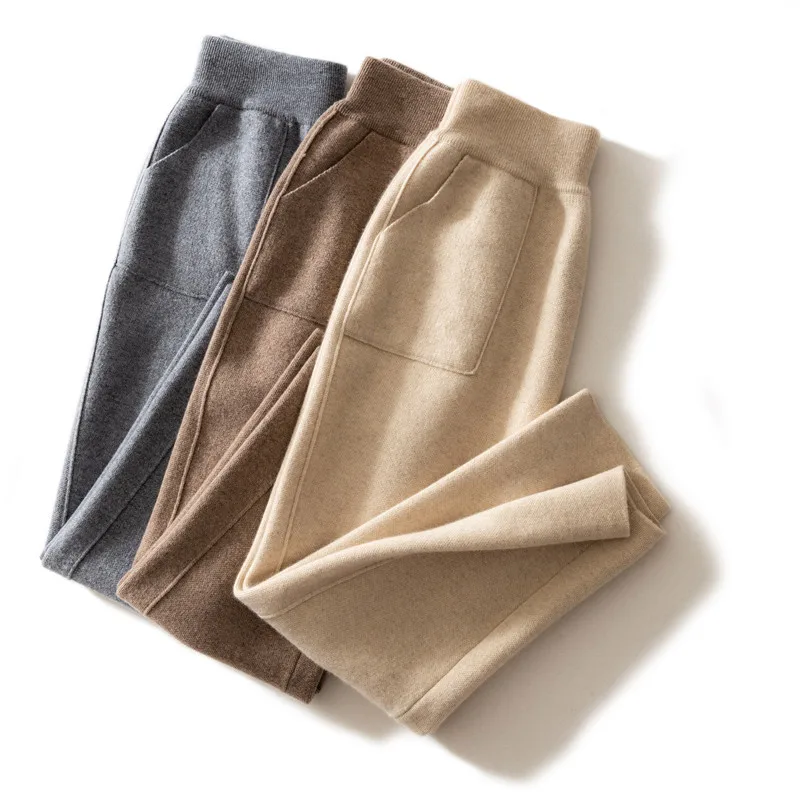 
Wholesale Winter Ladies women pants cashmere pants 