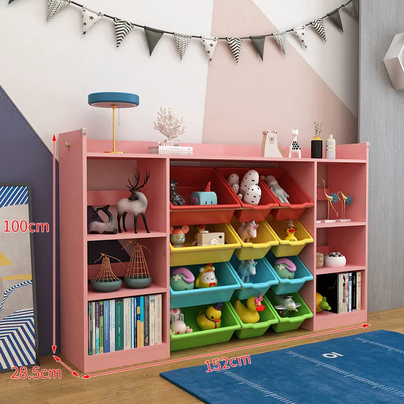 Cheap Price Comfortable Industrial cabinet cupboard children kids toy organizer shelf storage rack with storage bins