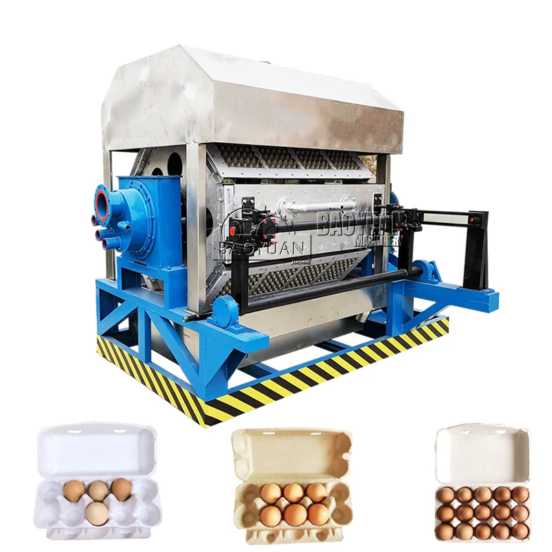 Buy online fully automatic egg dish carton tray making machine