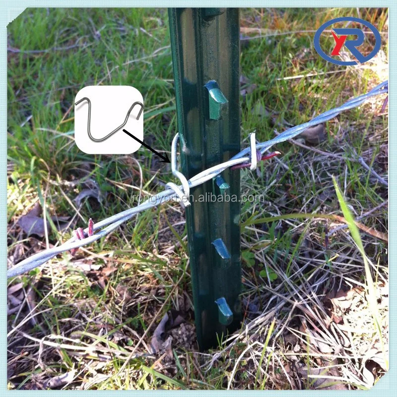 Factory price Heavy Duty metal farm 6 ft T post fence post/steel Studded T Post for sale