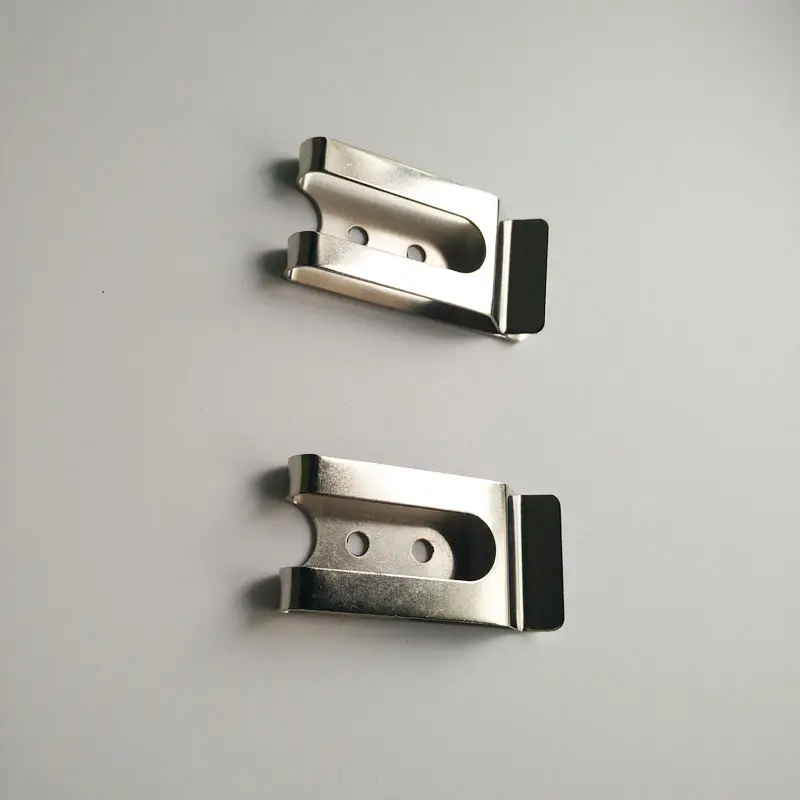 Fast Dispatch High Quality Factory Price Universal Metal Spring Steel Nickel Silver Color Holster Belt Clip