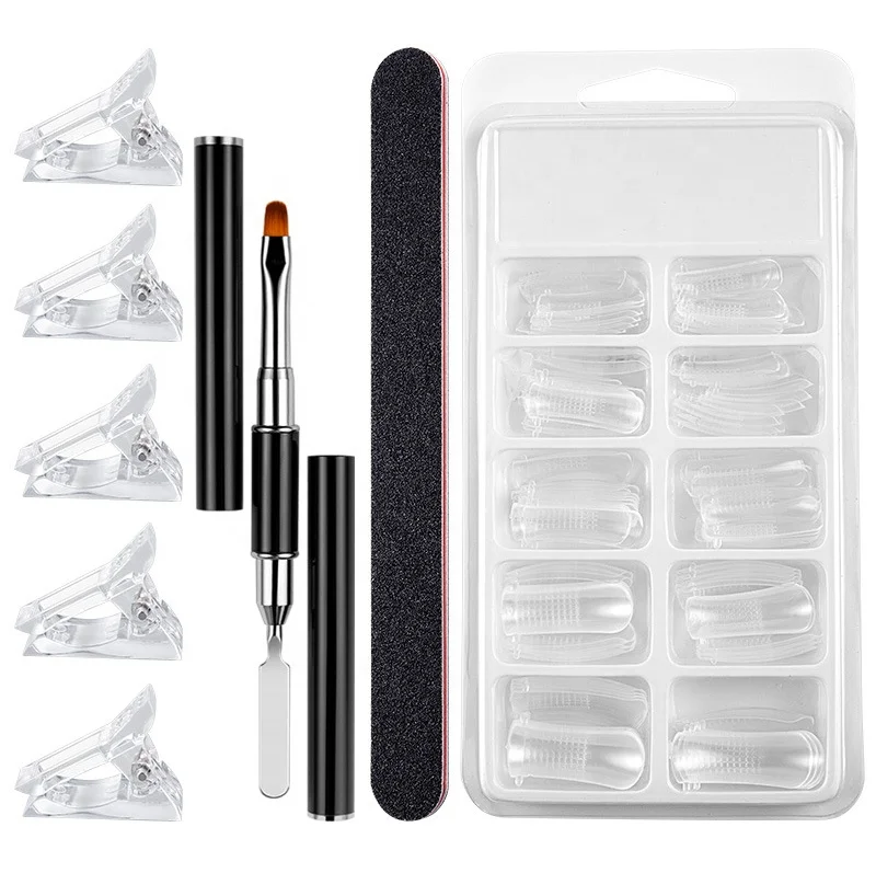 New Product Golden Supplier Nail Clip File Nail Poly Gel Nail Extension Kit