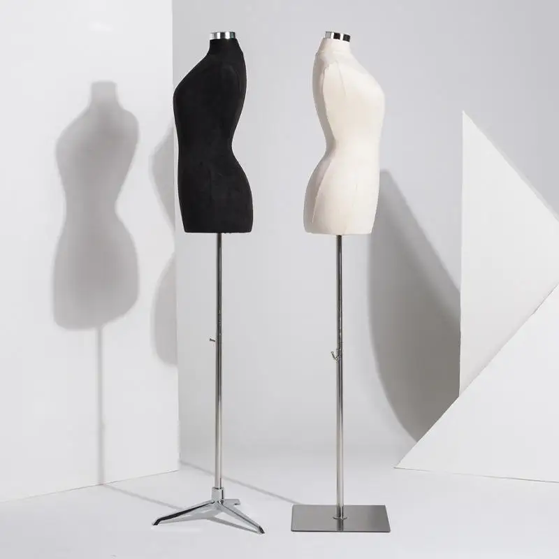 Mannequins Tailor With Torso And Base 1/2 Torso Mannequin Female Tailor White Lady Mannequins Tailor With Torso And Base
