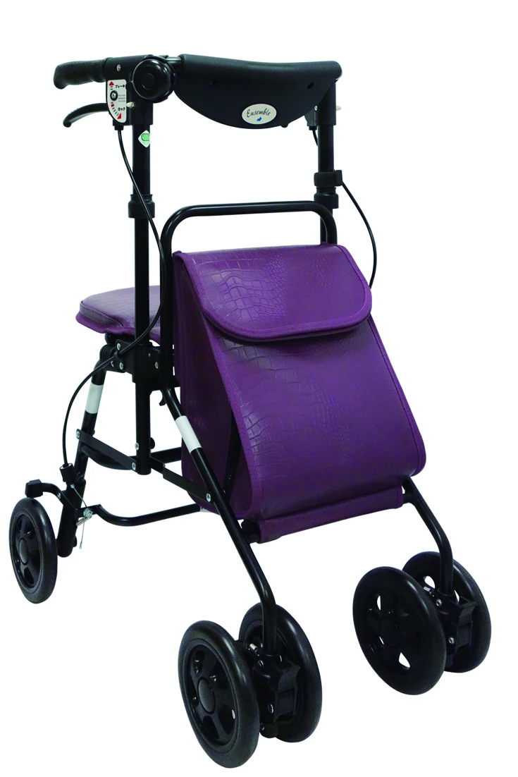 Japanese cheap supermarket lightweight shopping trolley with chair