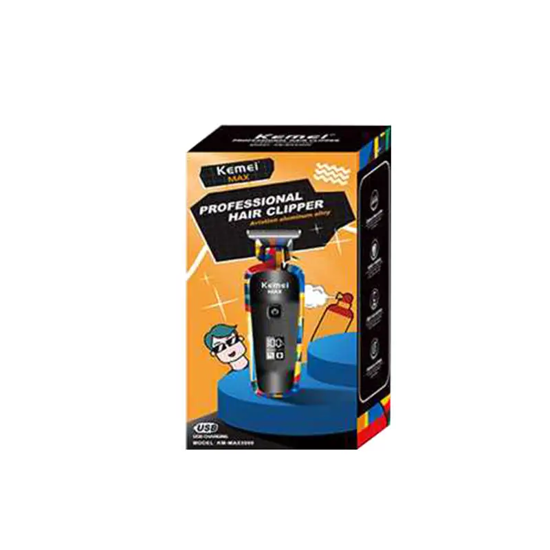 Kemei KM-Max5090 Professional Cordless Hair Trimmer USB Rechargeable Electric Hair trimmers Hair Cutter Machine