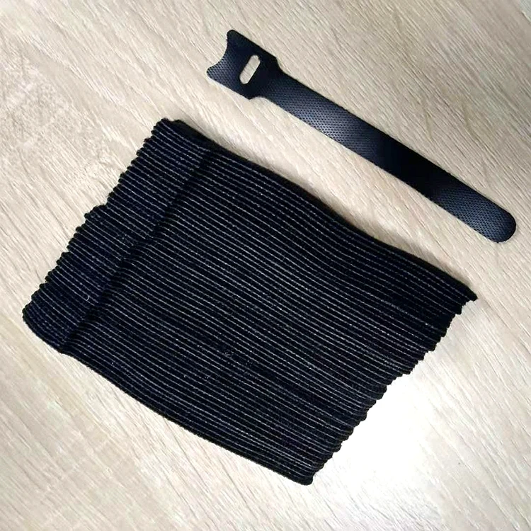 Adjustable Hook And Loop Wristband Straps Reusable Back To Back Hook And Loop Cable Tie