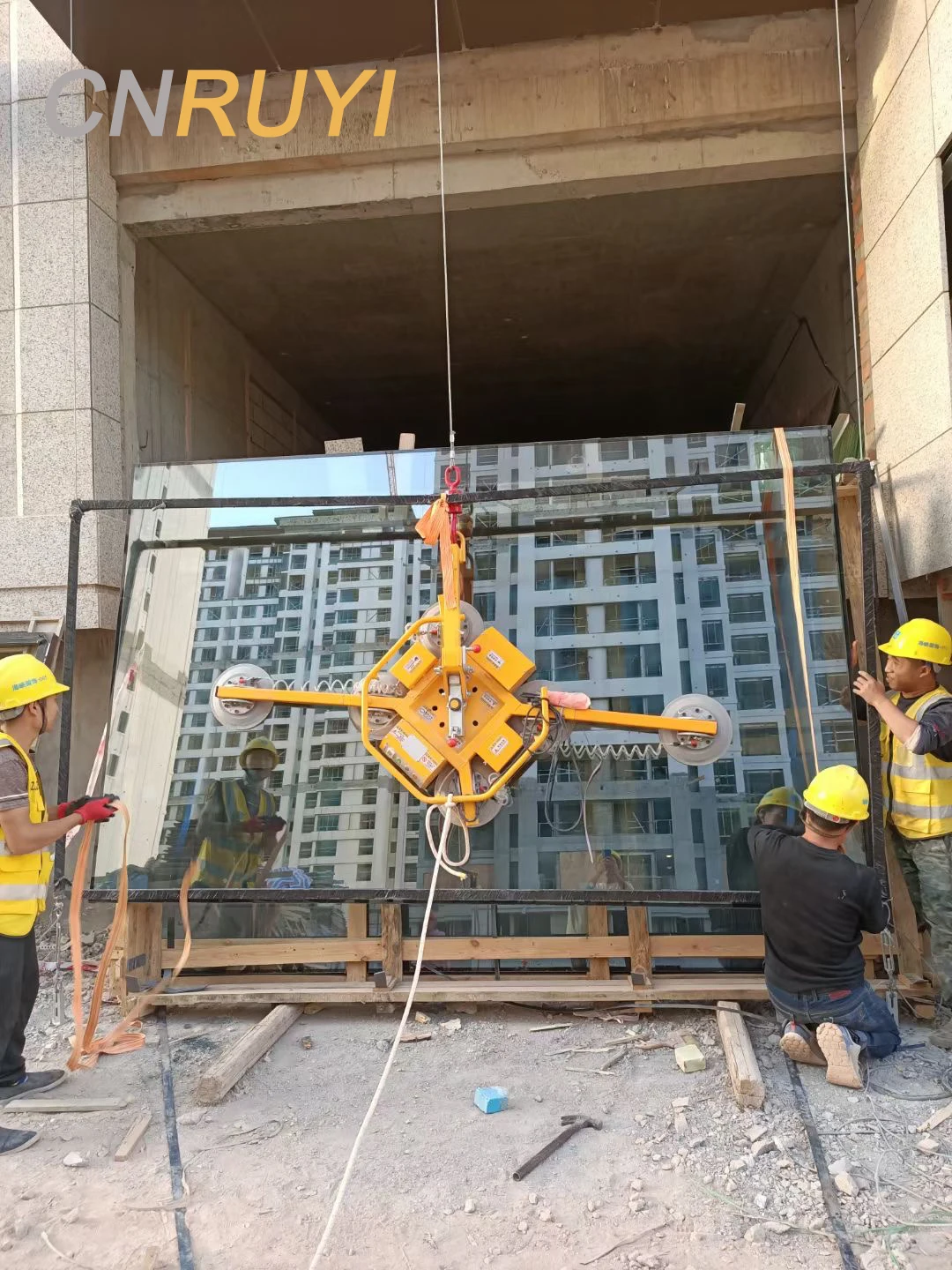 hot sale crane glass lifter electric marble lifter electric vacuum glass lifter 400kgs