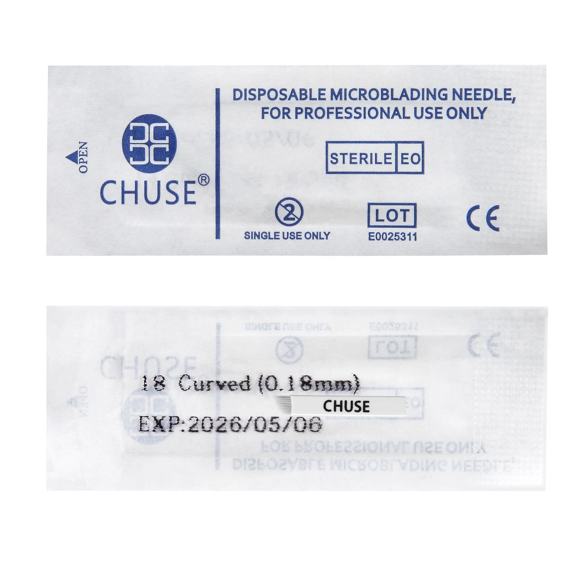 Hot Sale 14 pins agujas para tattoo Feathered Brow Disposable Microblading Needles for Academy Salon Clinic