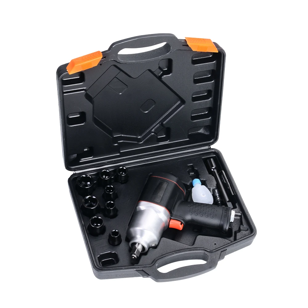 Professional High Torque Twin Hammer 1/2 Air Powered Impact Wrench