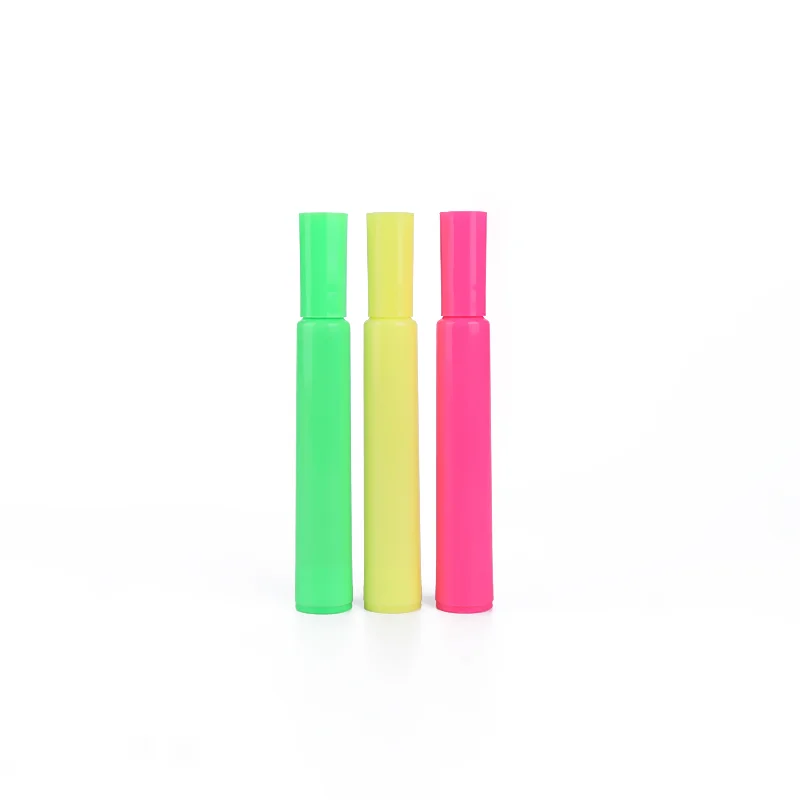 custom liquid knurled axe 6 colors colorful highlighter marker pen set multi color