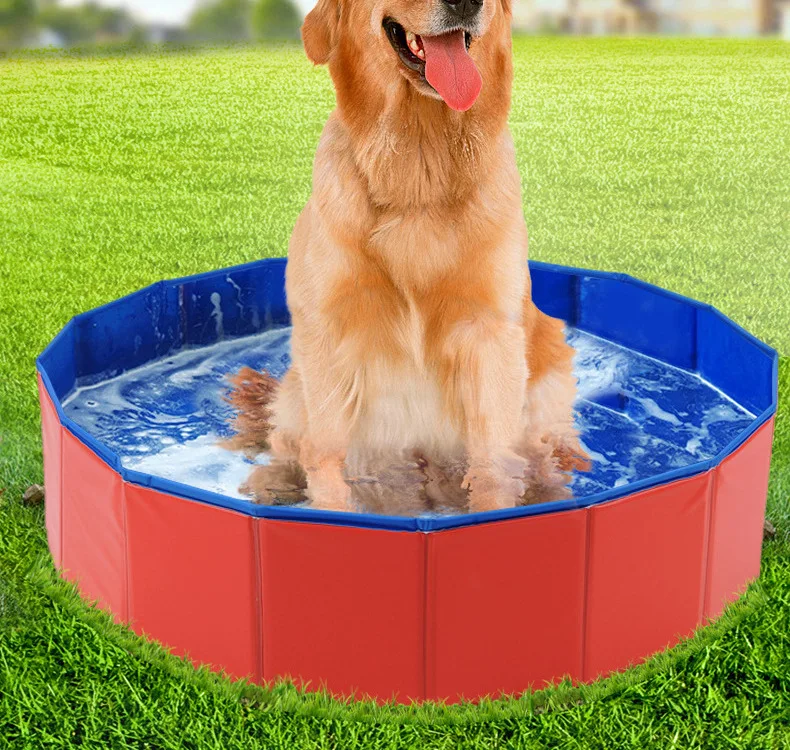 Wholesale Foldable PVC Dogs Bathing Pool Pet portable Pet Pool for Outdoor Pet Pool