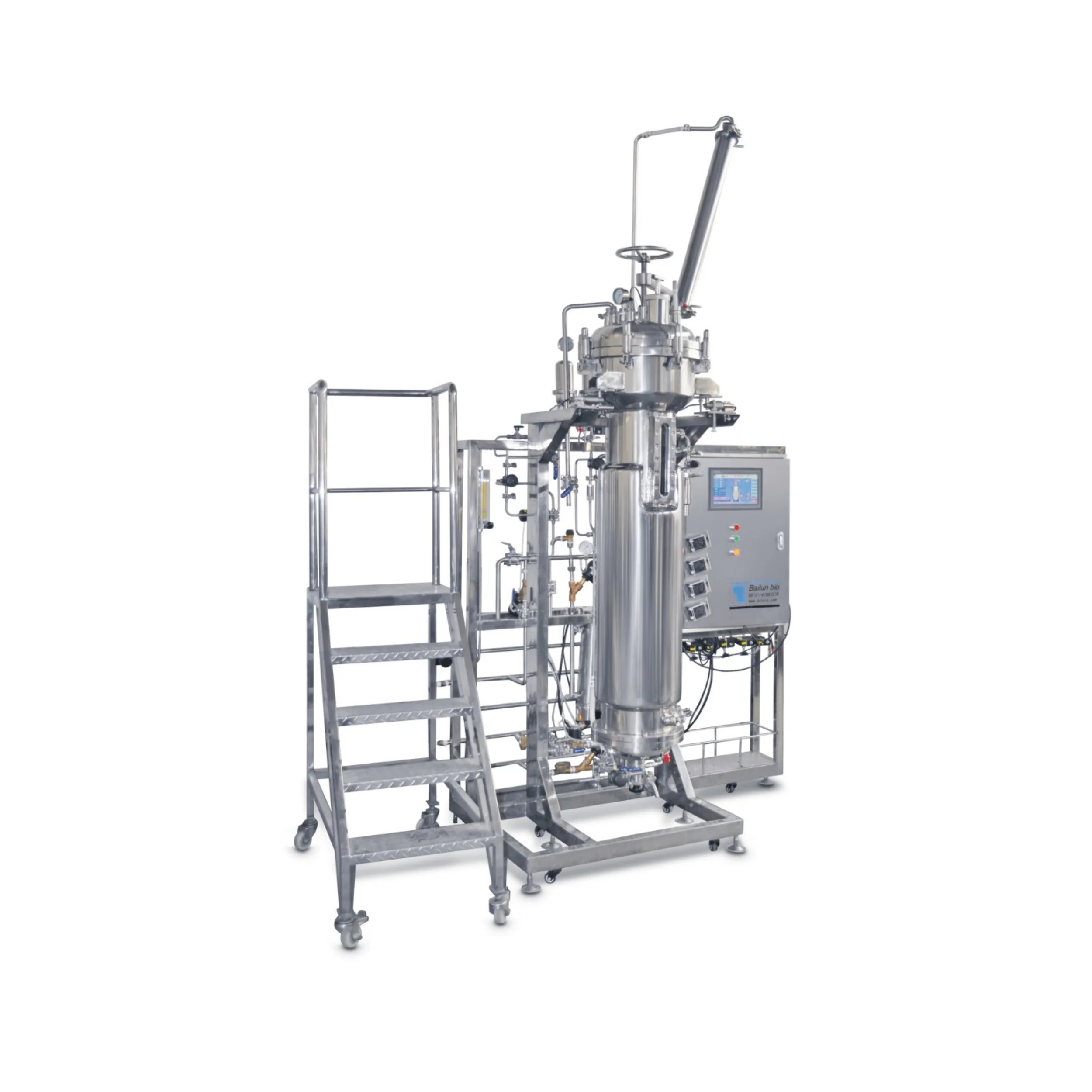 Aitlift fermenter BLBIO-SQ model with stainless steel 316L and 304 material using for diphtheria vaccine and mink vaccine