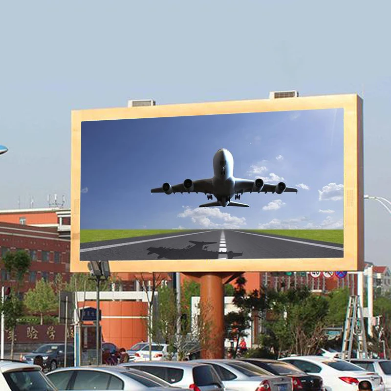 Factory Customized High Brightness Advertising Screen Pole LED Video Wall  P5 P6 P8 P10 Full Color Outdoor Screen LED Display