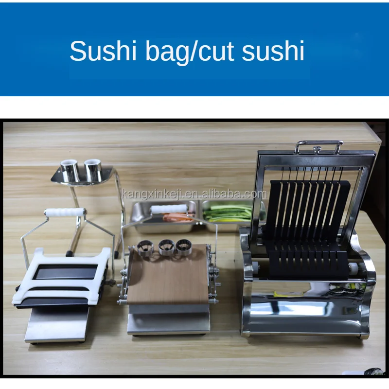 Manual Stainless Steel maki maker Semi sushi roll shaping making machine
