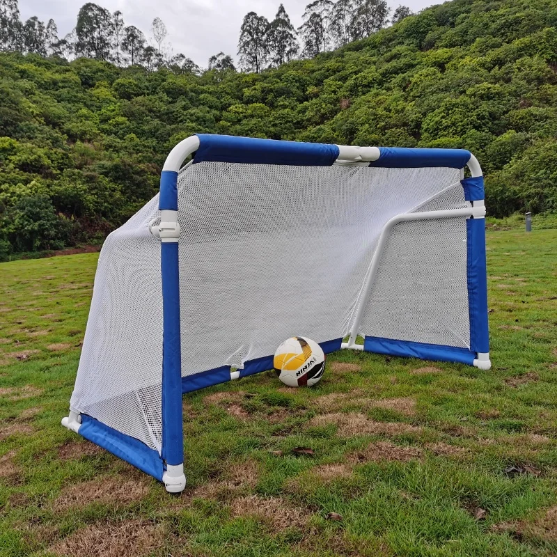 High School Aluminum 1.5M Full Size Folding Portable Soccer Goal Post Nets Lights For Football Playground