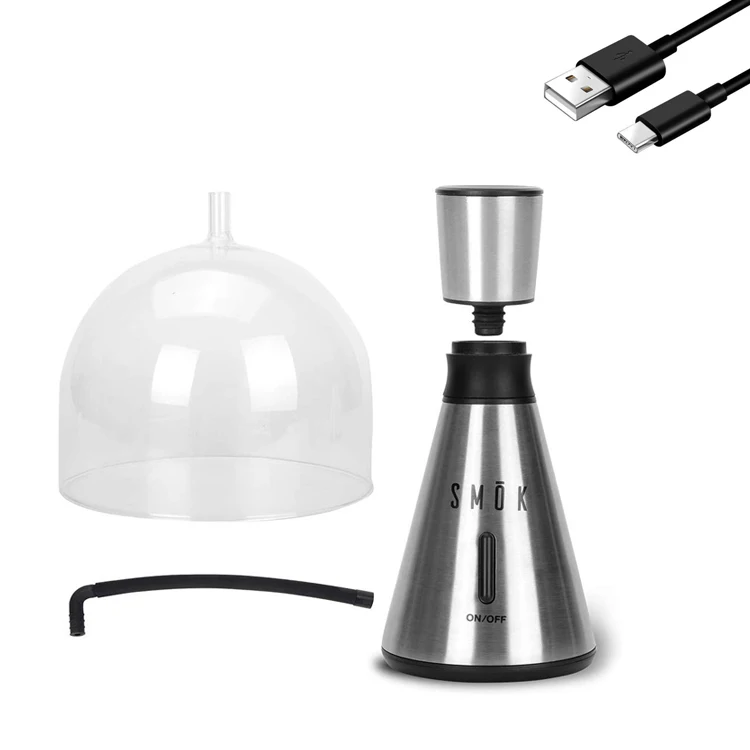 Smoking Gun Wood Smoke Infuser Type C  USB Charging Li-on Battery Powered  Smoker Machine with Accessories Cold Smoke