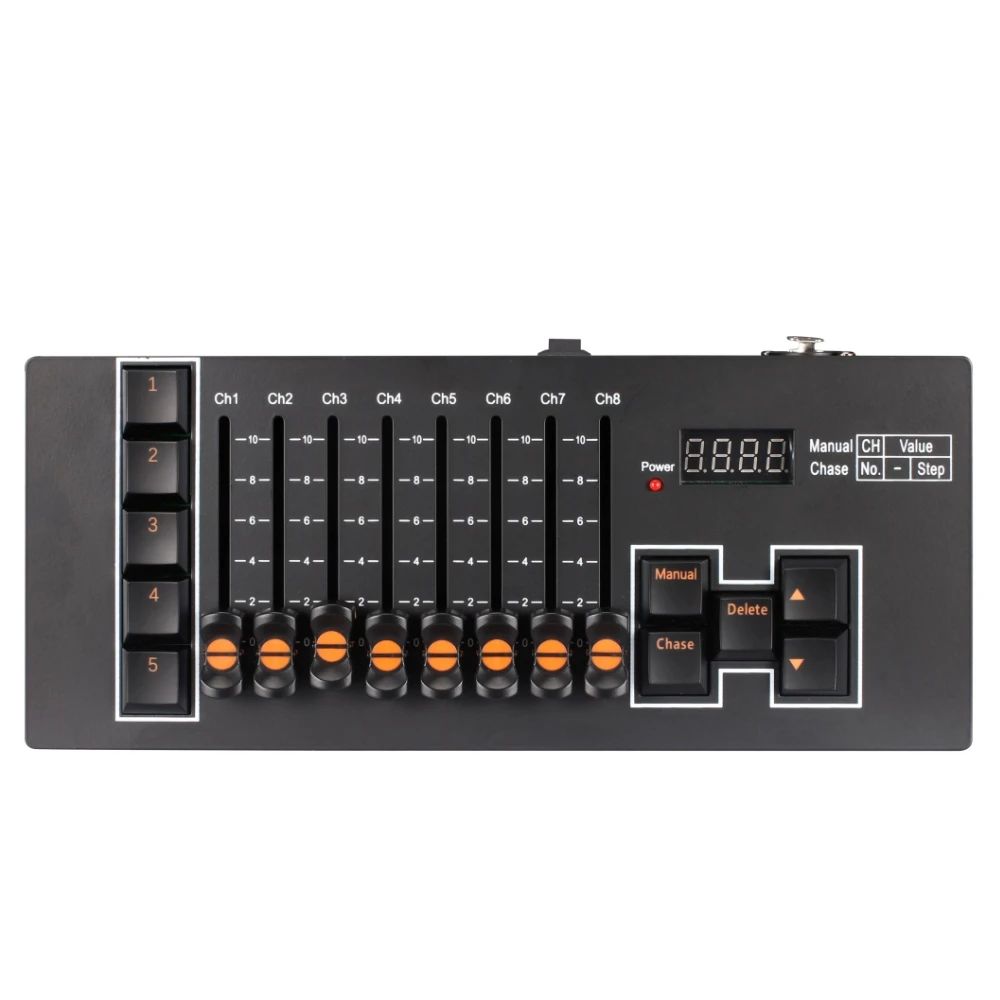 2024 Mini Stage Light DMX Lighting Consoles DMX DJ Light Controller/DMX 40 Channel Wire Controller/DMX Control with battery