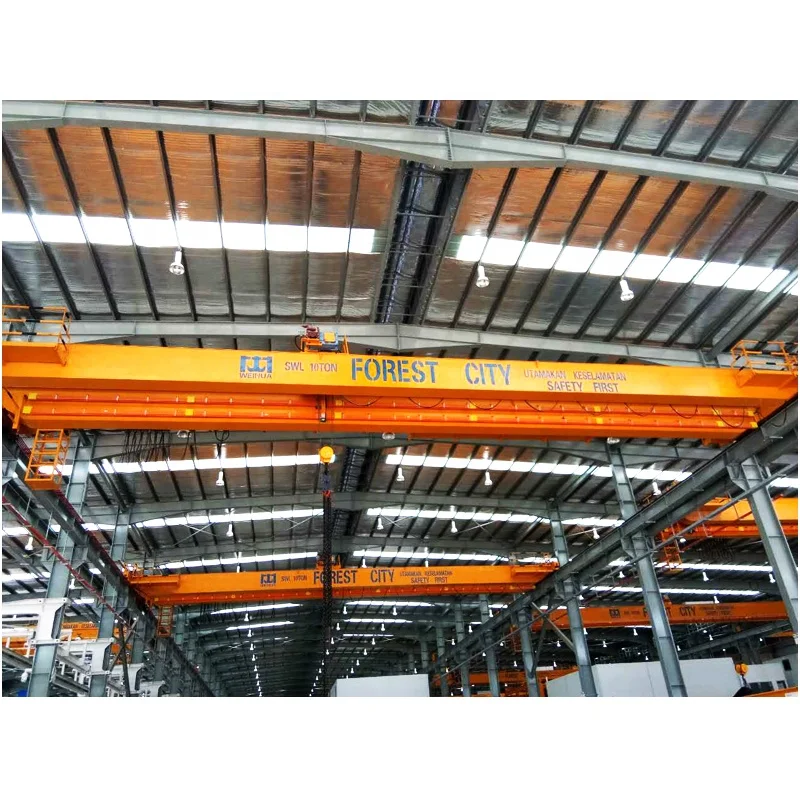 Foundry Double Beam Steel Factory Heavy Overhead Traveling Casting Steel Laddle Lifting 20t 5t Overhead Crane with A8 Duty