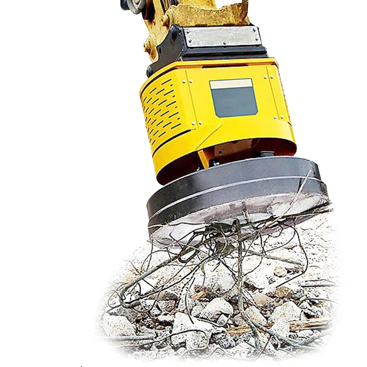 for uniform suction for scrap iron in construction Round Mobile Crane Electro Magnet also called Excavator Magnet Attachment