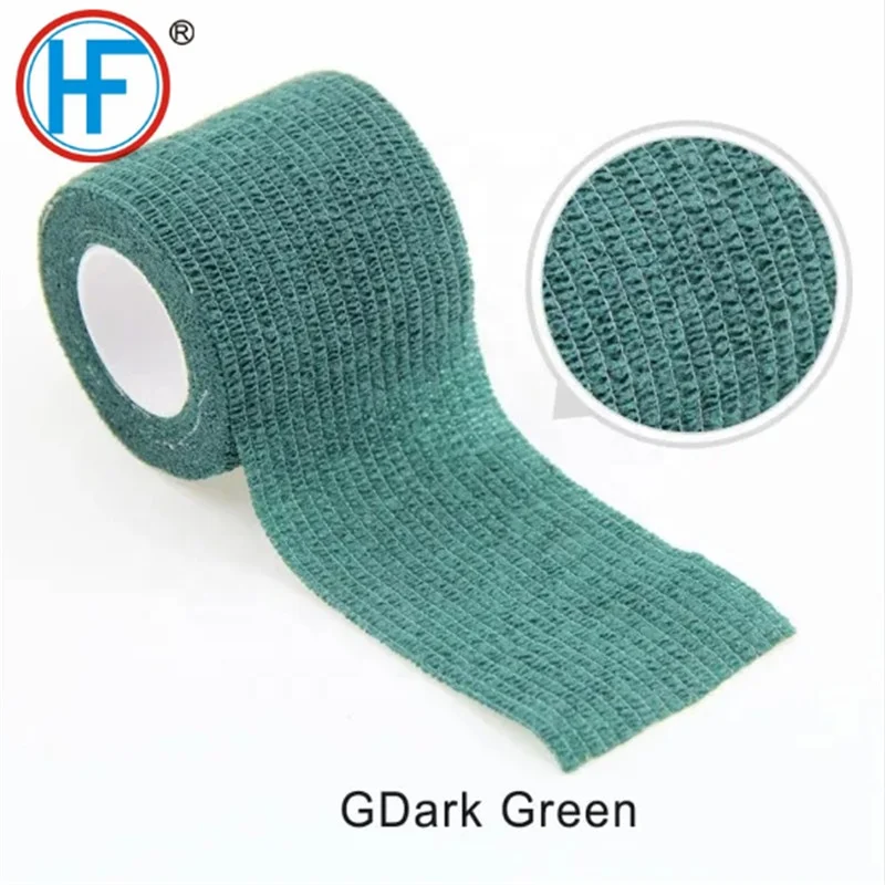 Factory Manufacturer No Woven Sweat Absorbing Self-adhesive Elastic Cohesive Bandage