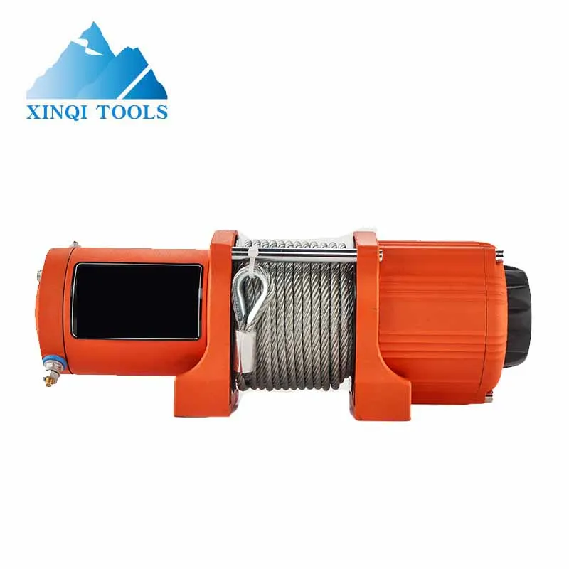 XINQI 12V 3500lb Electric Winch, ATV UTV Winch with Mounting Bracket/Wireless Remote Control for Towing ATV/UTV