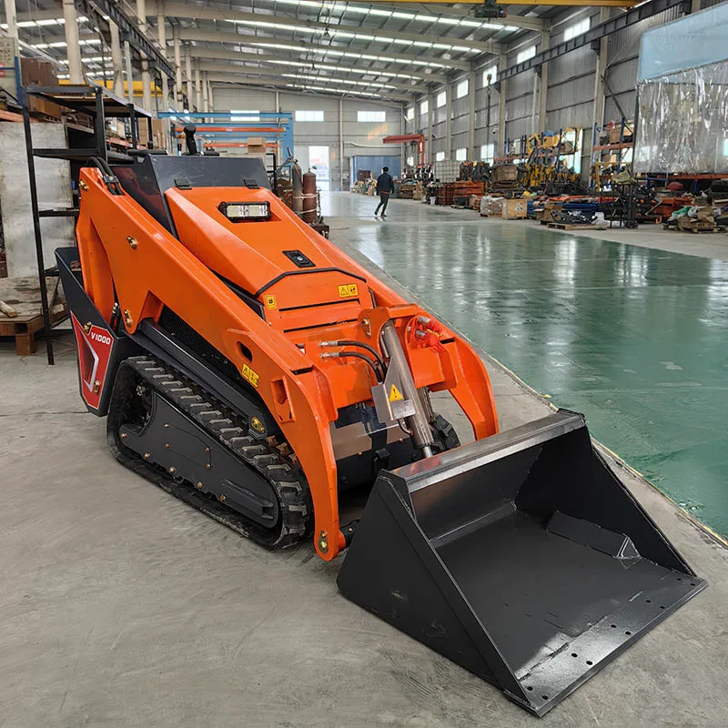 Higher Lifting Height 2352Mm Ht-V1000 China Diesel Engine Mini Skid Steer Loader Manufacturer