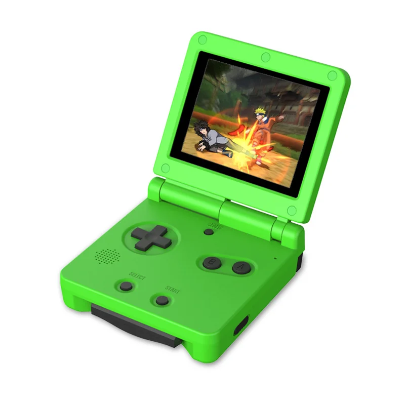 New folding handheld game console old-fashioned arcade 500 retro mini arcade flip handheld game console