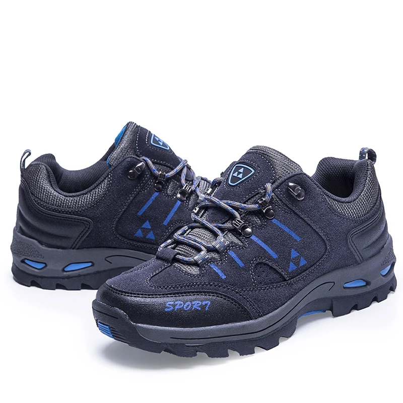 
Breathable waterproof best men stylish outdoor sports hiking shoes 