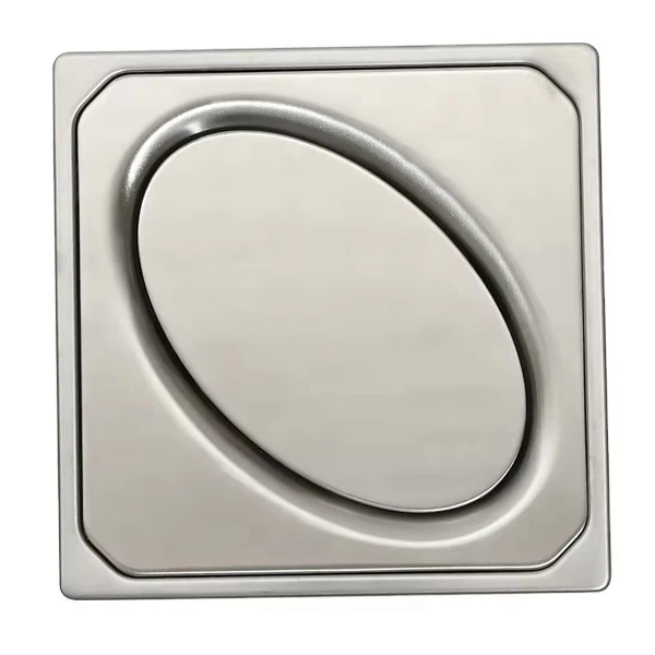 Производитель квадратный хром для ванной комнаты 10 см дренажный душ в европейском современном стиле из нержавеющей стали напольный дренаж