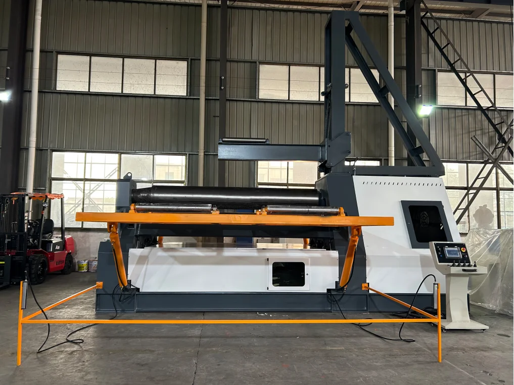 2024 New Fully Automatic CNC Hydraulic 4-Roll Sheet Metal Bending Machine and Plate Rolling Machine
