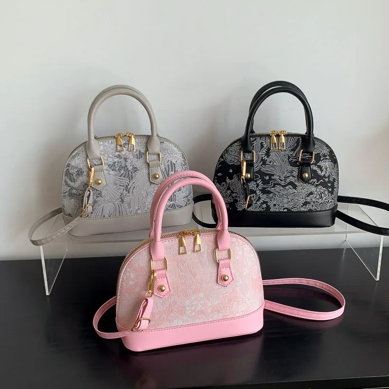 2024 Unique Women Fashion Luxury Shell Shape Designer Handbags Famous Brand for Ladies